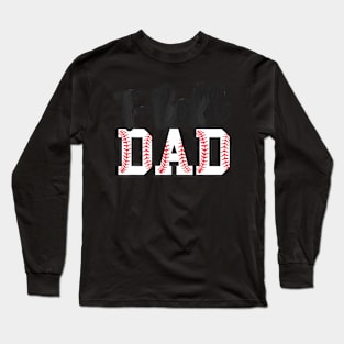 T-ball Dad Cute Groovy Loud  And Proud Dad Father's Day Long Sleeve T-Shirt